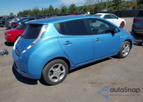 2012 Nissan Leaf Sl z USA, uszkodzony, nr VIN JN1AZ0CP4CT020437